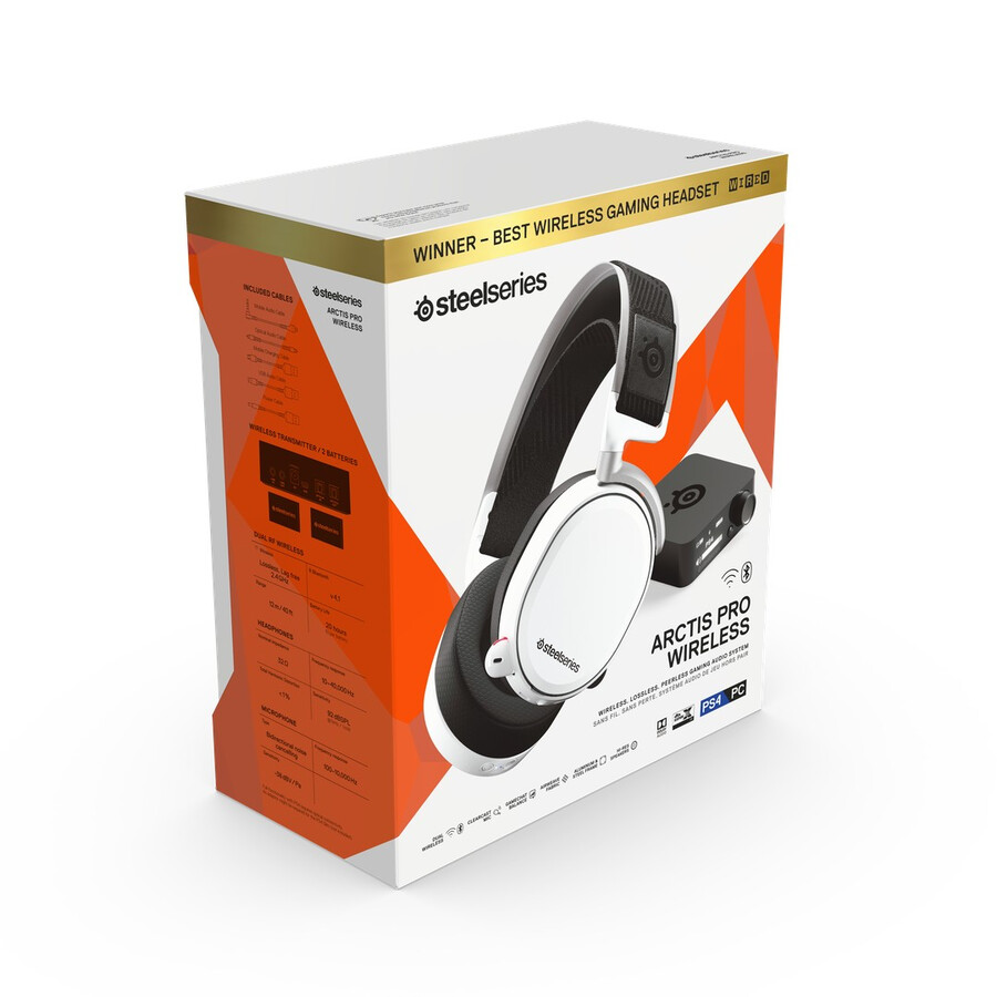 arctis pro wireless - blanco