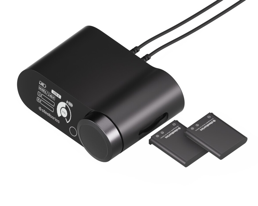arctis nova pro wireless para pc y playstation - caja con defectos